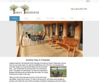 Tarastreehouse.com(Mountain Rental) Screenshot