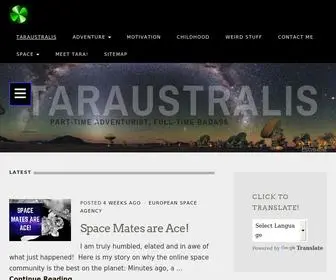 Taraustralis.com(Part-time Adventurist, Full-Time Badass) Screenshot