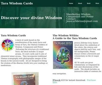 Tarawisdomcards.com(Tara Wisdom Cards) Screenshot