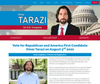 Taraziforcongress.com(Tarazi For Congress) Screenshot