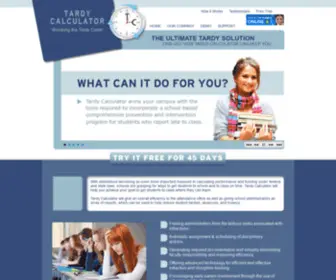 Tardycalculator.com(Tardy Calculator) Screenshot