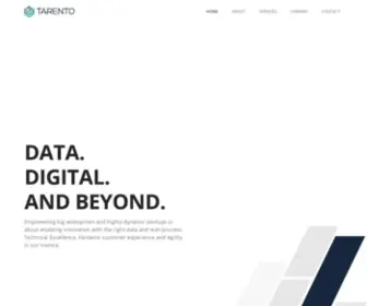 Tarento.com(Empowering big enterprises and highly dynamic startups) Screenshot