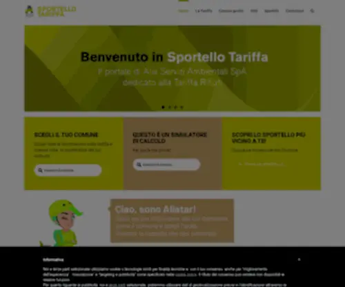 Tares-Areafiorentina.it(Il portale di Alia Servizi Ambientali SpA dedicato alla Tariffa Rifiuti) Screenshot