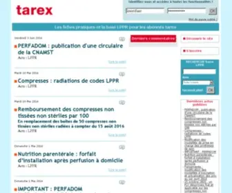 Tarex.fr(Retrouvez sur) Screenshot