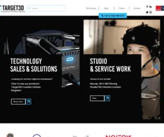 Target3D.co.uk(The Home of Motion Capture) Screenshot
