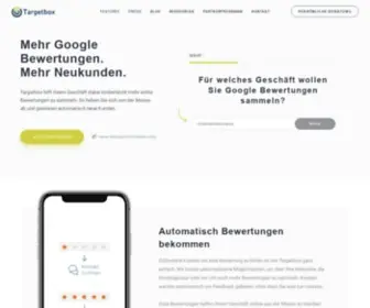 Targetbox.de(Google Bewertungen sammeln) Screenshot