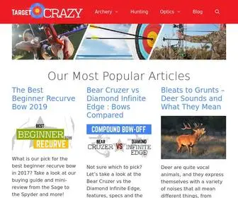 Targetcrazy.com(We love target sports) Screenshot