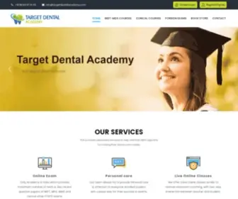 Targetdentalacademy.com(Target Dental Academy) Screenshot