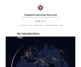 Targetedindividualdenmark.com(The truth can be dangerous) Screenshot