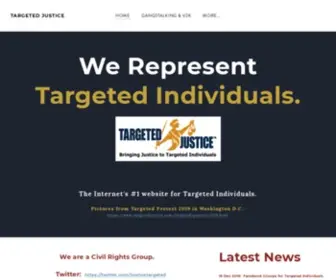 Targetedjustice.com(TARGETED JUSTICE) Screenshot