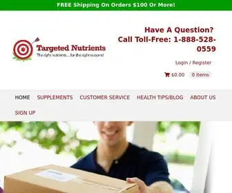 Targetednutrients.com(Targeted Nutrients) Screenshot