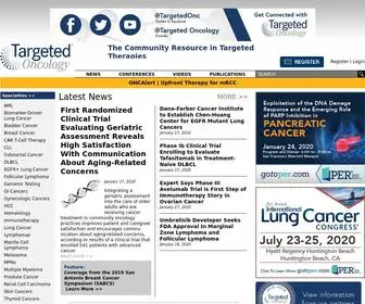 Targetedonc.com(Targeted Oncology) Screenshot