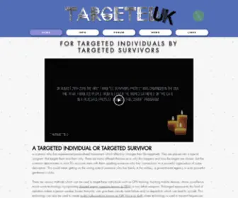 Targetedsurvivors.com(TargetedUK for Targeted Individuals & Targeted Survivors) Screenshot