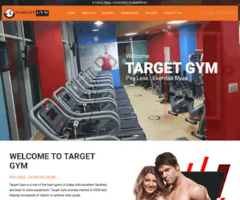 Targetgym.ae(Targetgym) Screenshot