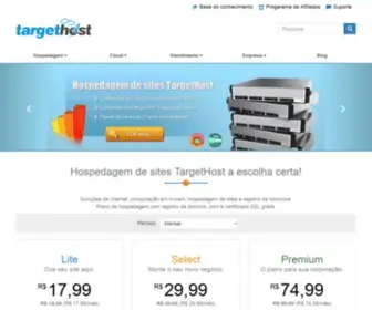 Targethost.com.br(Hospedagem de sites TargetHost a escolha certa) Screenshot