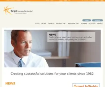 Targetins.com(An Ash Brokerage Company) Screenshot