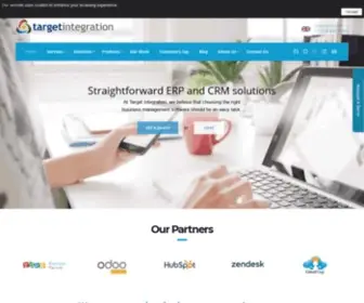 Targetintegration.com(CRM & ERP Software in UK Ireland India) Screenshot