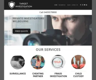 Targetinvestigations.com.au(Private investigator cost) Screenshot