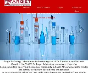 Targetlab.co.za(Homehome page) Screenshot