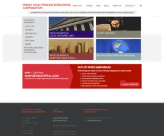 Targetlpw.com(Target Legal Process Worldwide Corporation) Screenshot