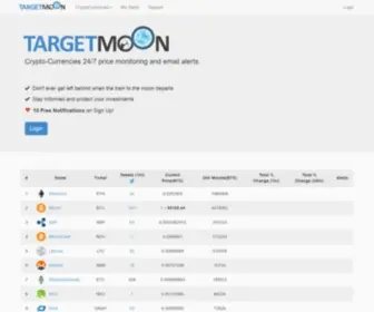 Targetmoon.com(Trending Crypto) Screenshot