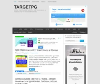 Targetpg.in(Target Professional Growth / Post Graduation) Screenshot
