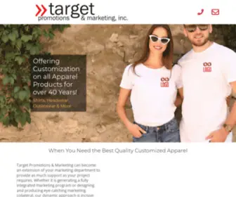 Targetpromo.com(Target Promotions & Marketing) Screenshot