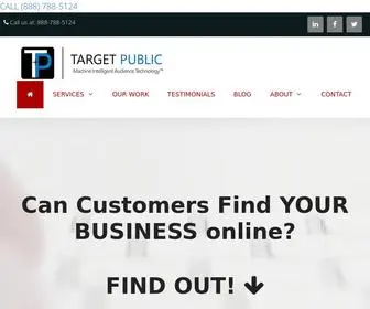 Targetpublic.com(Target Public Marketing) Screenshot