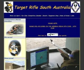 Targetriflesa.com(Target Rifle Australia) Screenshot