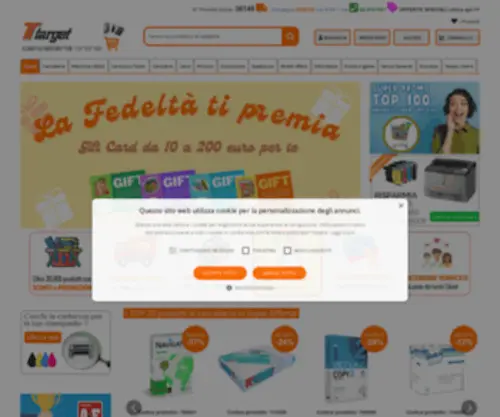 Targetsas.it(Cartoleria online in offerta) Screenshot