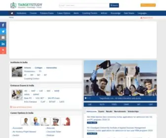 Targetstudy.com(An India Education portal) Screenshot
