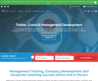 Targettrg.co.uk(Management Training in London) Screenshot