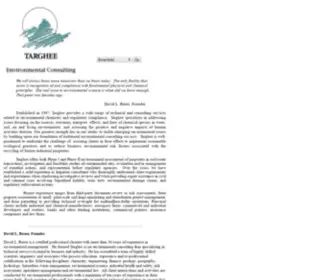 Targheeinc.com(Targhee Environmental Consulting and Environmental Permitting) Screenshot