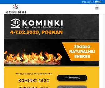 Targikominki.pl(Kominki. Jedyne targi w Polsce dla branży kominkowej) Screenshot