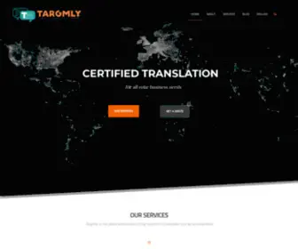 Targmlytranslation.com(ترجملي لخدمات الترجمة) Screenshot