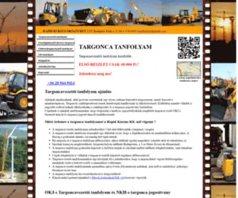 Targoncavezetoitanfolyam.hu(Targoncavezetői tanfolyam) Screenshot