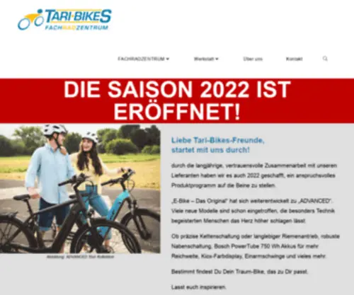 Tari-Bikes.de(FACHRADZENTRUM) Screenshot
