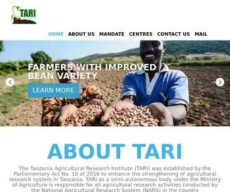Tari.go.tz(Tanzania Agricultural Research Institute (TARI)) Screenshot