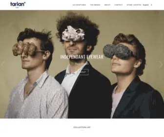 Tarian.paris(Independent eyewear label) Screenshot