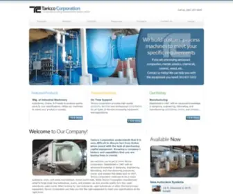 Taricco.com(Taricco CorporationNew Autoclaves) Screenshot