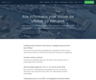 Taricsupport.nl(Taric Support) Screenshot