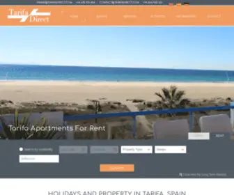 Tarifadirect.com(Holidays and property in Tarifa) Screenshot