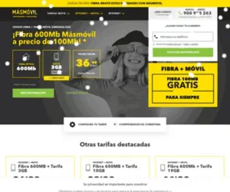Tarifasmasmovil.es(Internet Másmóvil) Screenshot