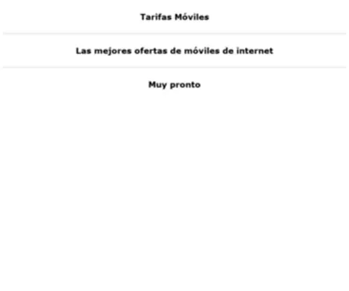 Tarifasmoviles.es(Tarifas) Screenshot