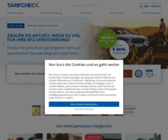 Tarifcheck-Versicherungen.com(Tarifcheck Versicherungen) Screenshot