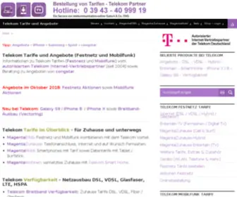 Tarife-Angebote.de(Alle Telekom Tarife im Überblick) Screenshot