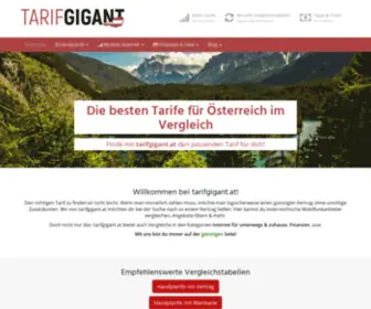 Tarifgigant.at(Österreich) Screenshot