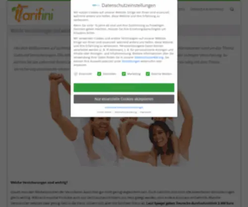 Tarifini.de(Welche Versicherungen sind wirklich wichtig) Screenshot