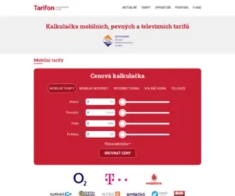 Tarifon.cz(Srovnáváme tarify) Screenshot