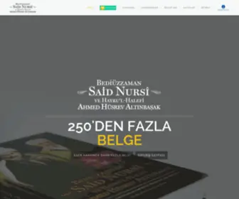 Tarihceihayat.com(Bediüzzaman Hazretleri ve Hayr'ul) Screenshot